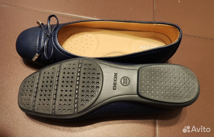 Туфли балетки Geox 36, натуральная кожа