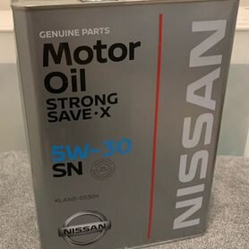 Моторное масло Nissan SN Strong Save X 5W-30, 4 л