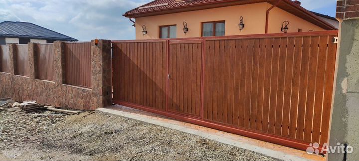 Металлический планкен, Забор-Ранчо