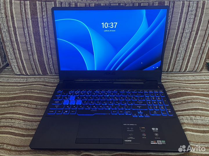 Ноутбук asus tuf gaming f15 FX506HCB