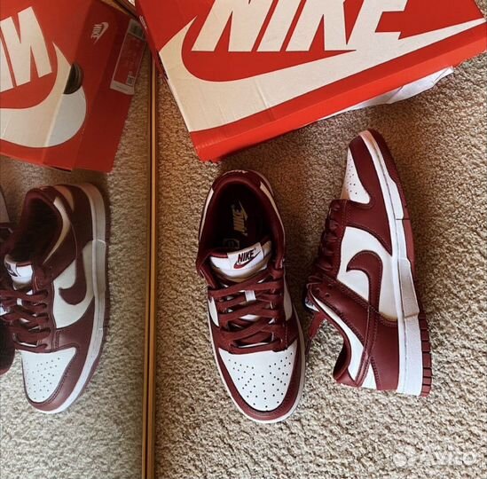 Оригинал Nike Dunk Low Retro ”Team Red” Кроссовки