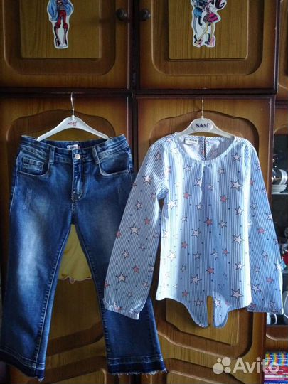 Блузка, бриджи р. 10 лет