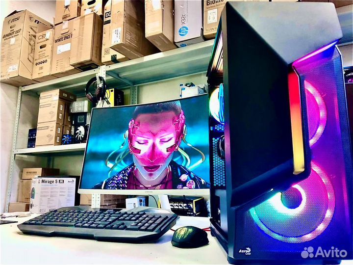 Игровой компьютер i5-12400F / RTX4060 / 500GB SSD