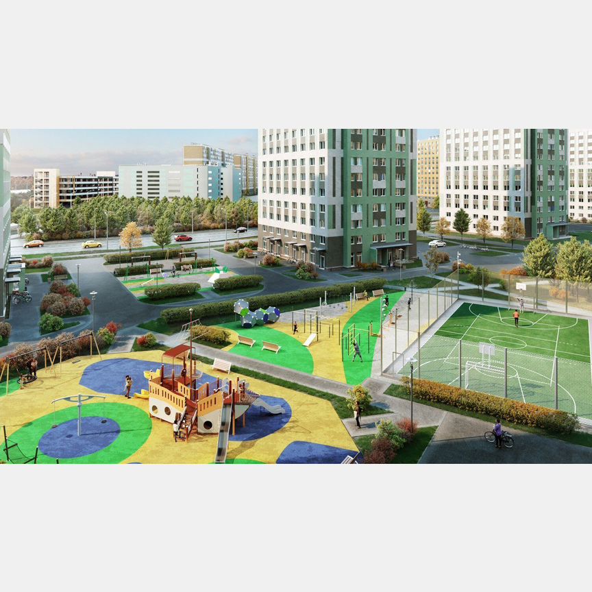 1-к. квартира, 30,9 м², 21/25 эт.