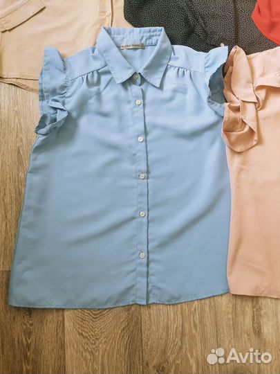 Женские рубашки и блузки пакетом 42 44