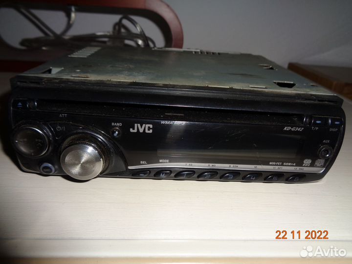 Магнитола JVC KD-G342 12V лицензия Япония