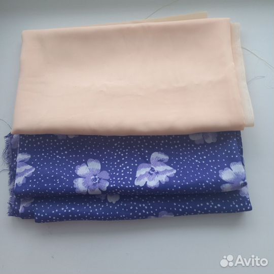 Отрез шелковой ткани СССР