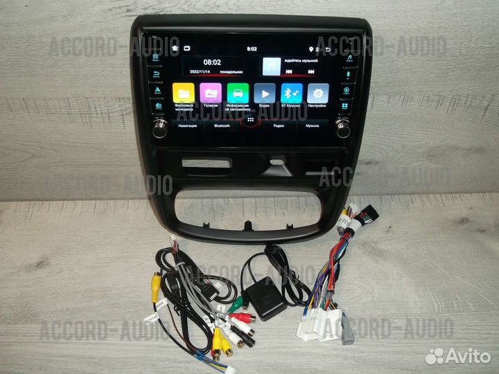 Магнитола Renault Duster Android с физ. кнопками