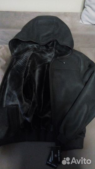 Дублёнка мужская с капюшоном /gert weber/ мод1000