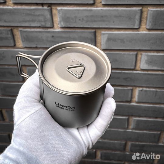 Титановая кружка Lixada 350 ml для туризма