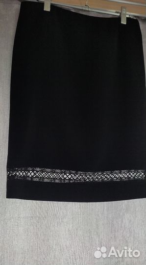 Юбка карандаш черная