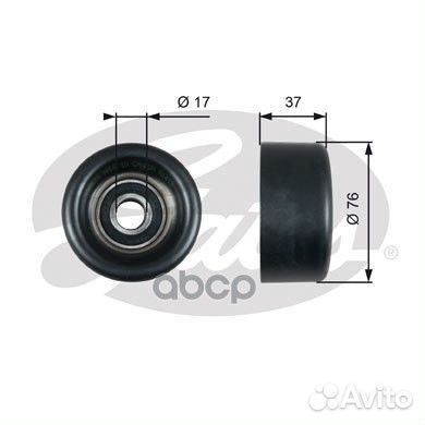 Ролик обводной T38028 (7803-21028) T38028 Gates