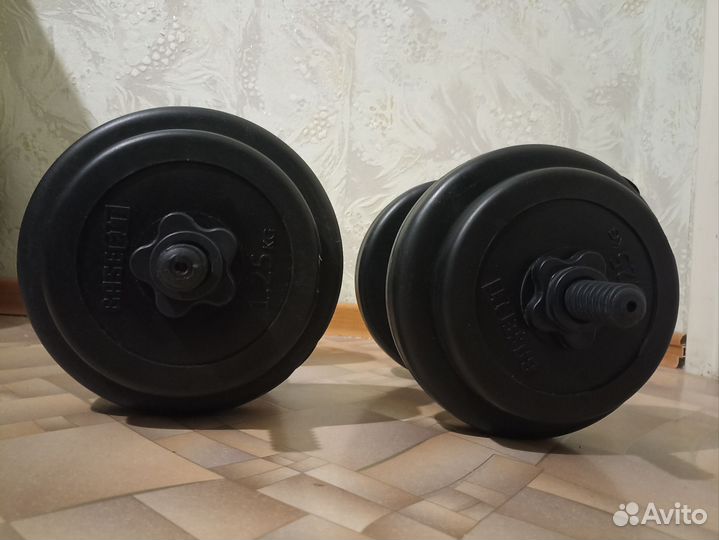 Гантели разборные 8кг + 2 эспандера в подарок