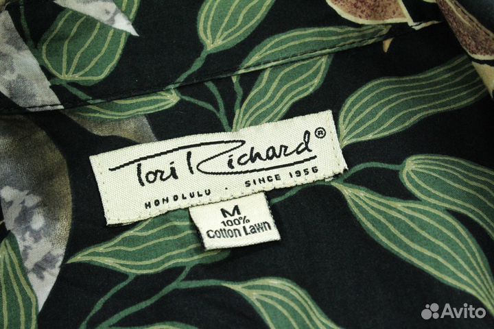 Гавайская рубашка Tori Richard Hawaii USA