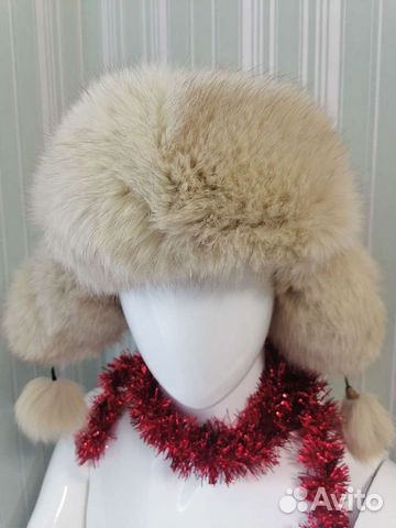 Шапка ушанка женская