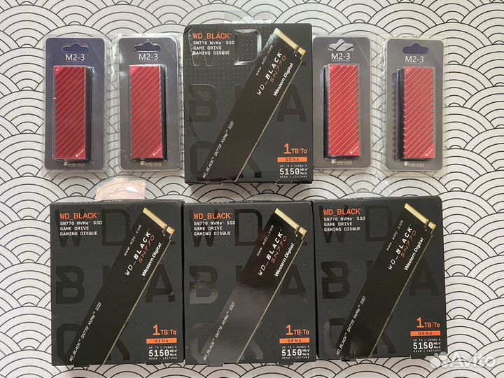 Новый SSD 1 TB nvme WD Black SN770