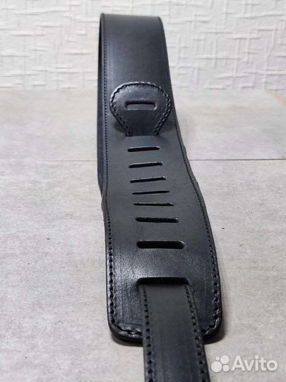 Кожаный гитарный ремень