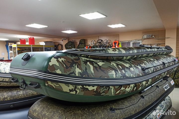 Лодка mishimo PRO 350-камуфляж темный