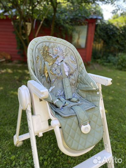 Стульчик для кормления happy baby berny v2 lions