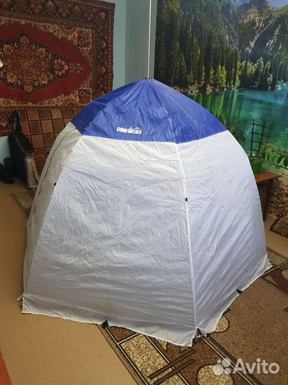 Палатка для зимней рыбалки зонт 2 местная