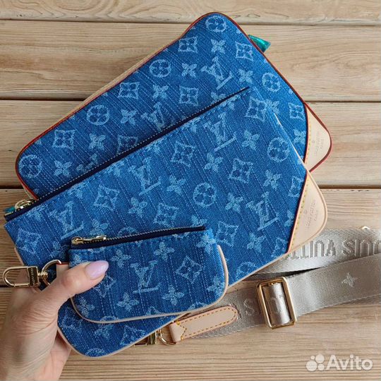 Сумка louis vuitton trio messenger