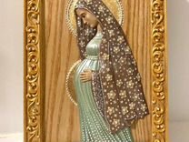 Новая резная икона Девы Марии каноническая