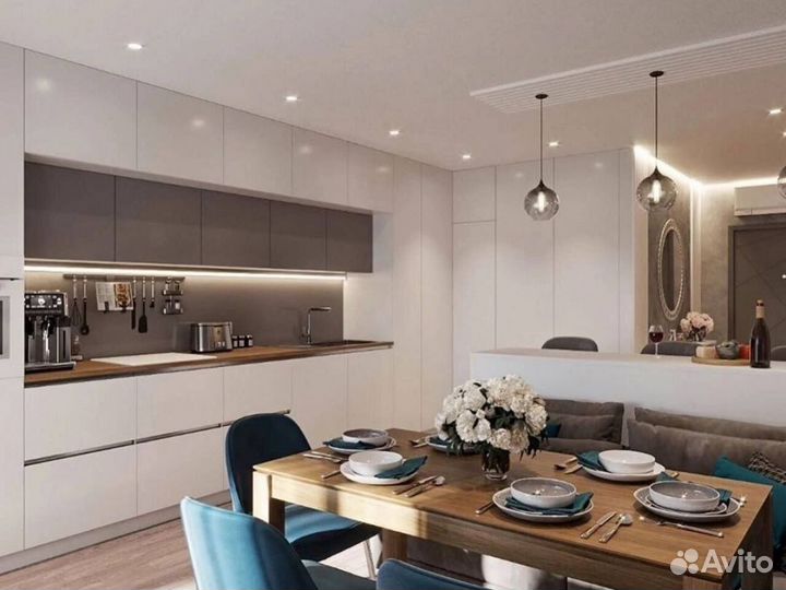 Кухонный гарнитур прямой кухня