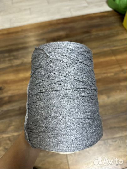 Пряжа filati riccio, Италия хлопок с люриксом
