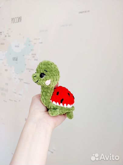 Вязаная игрушка черепаха