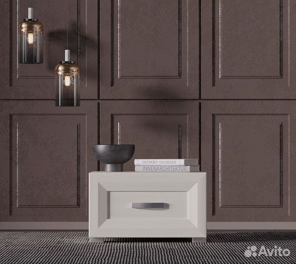 Тумба Мальта прикроватная B136-KOM1S лиственница с