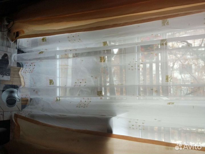 Шторы тюль готовая на корсажной ленте