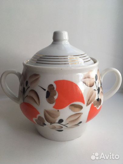 Сахарница фарфор СССР