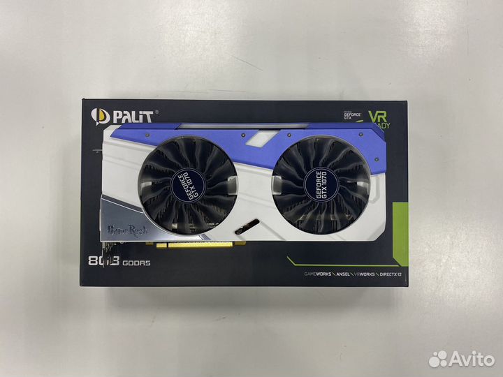 Видеокарта GTX 1070 Palit GamrRock 8 GB