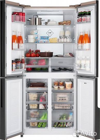 Холодильник weissgauff WCD 450 BEG NoFrost Inverter