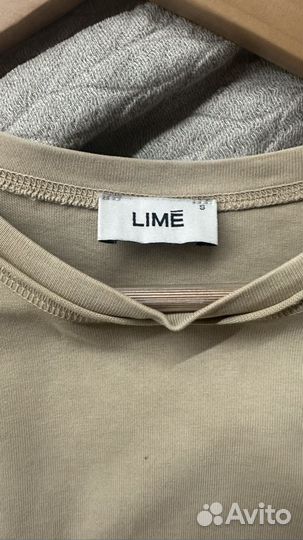 Лонгслив lime