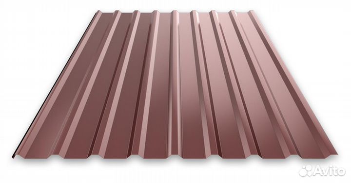 Профнастил кровельный Н20 0.45мм длина 2м