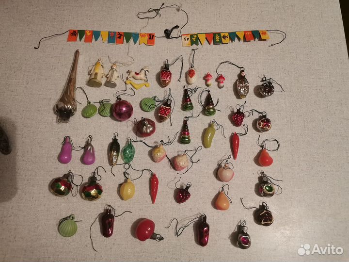 Елочные игрушки №4 малютка СССР