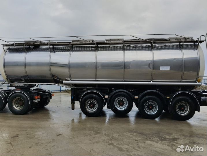 Полуприцеп пищевая цистерна Burg BPD0 15-27, 1990