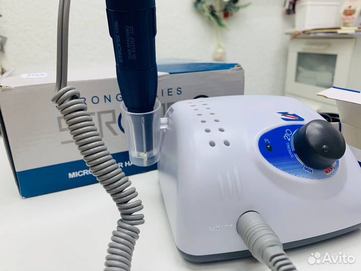 Аппарат для маникюра Strong 210 качеств.копияКорея