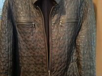 Кожаная куртка мужская 48