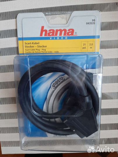 Кабель скарт Hama 2м