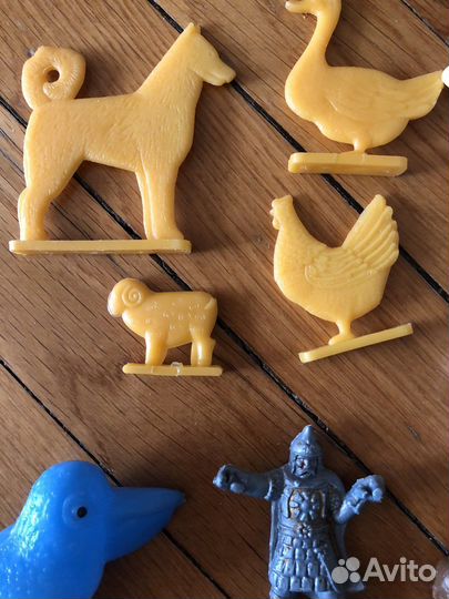 Игрушки СССР, фигурки. Колкий пластик