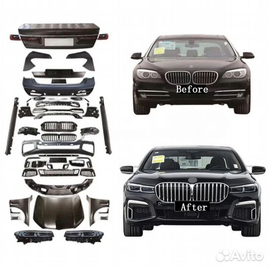 Рестайлинг BMW 7-Series F01 12-15г в G12 2020 год