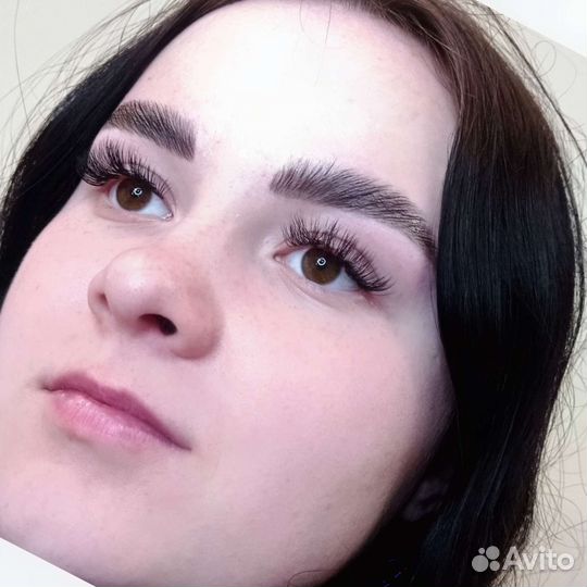 Наращивание ресниц. Оформление бровей