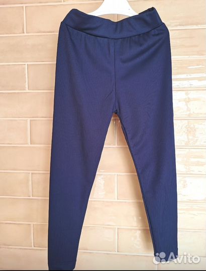 Лосины для девочки в рубчик