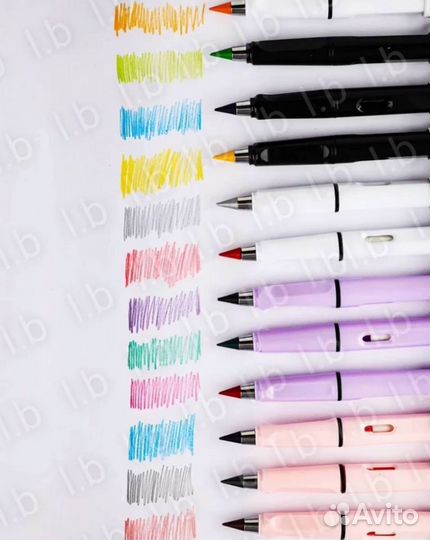 Цветные вечные карандаши 12 штук