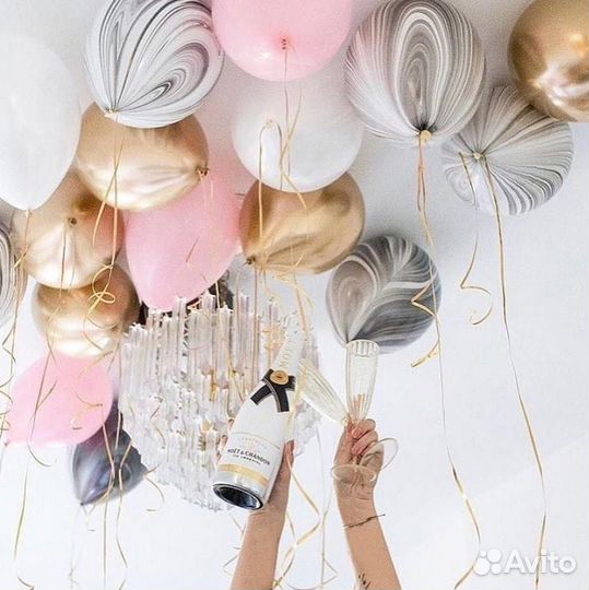 Воздушные шары под потолок от PRO