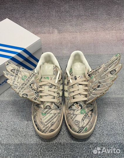 Jeremy Scott x Adidas Forum Low Wings Money ориг