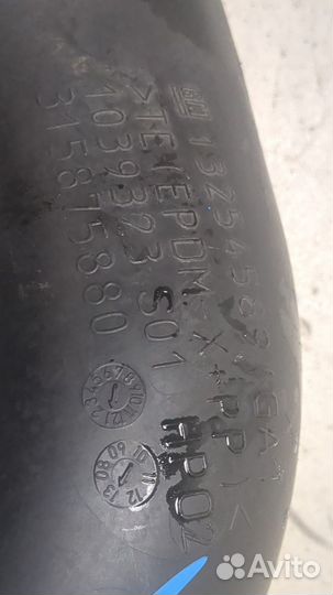 Заслонка дроссельная Opel Astra J, 2013