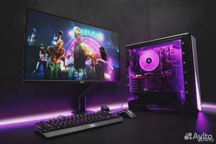 Мощный игровой Пк Intel Core i7 7700/ GTX 1070Ti